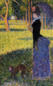 femme avec un singe 1884 Peinture à l'huile